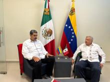 AMLO y Nicolás Maduro sostienen reunión bilateral tras cumbre en Palenque