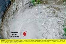 Norma sigue intensificándose; ahora es huracán categoría 4