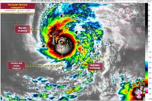 Huracán Norma se intensifica a categoría 3