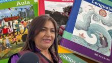 Nora Ruvalcaba y libros de la SEP