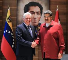 Este domingo estarán en México Nicolás Maduro y Miguel Díaz–Canel