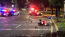 Muere motociclista tras aparatosa caída en la curva de la Zona Militar