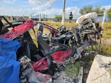 Tras una maniobra de vuelta en “U” sin precaución, un auto le cerró el paso a la veloz unidad en la que viajaba la víctima