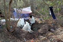 40 cuerpos encontrados en una fosa clandestina en Michoacán