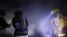 Dentro de la casa almacenaba desechos industriales y contenedores con gasolina
