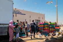 Reportan llegada de tercer convoy de ayuda humanitaria a Gaza desde Egipto