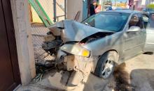 La menor, que por cierto fue hospitalizada, viajaba en el auto que era conducido por su madre