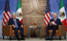 AMLO y Joe Biden 