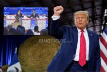 Lo hizo ante un mitín en Iowa mientras se realizaba el debate republicano en Miami.