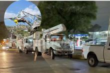 CFE restablece la energía eléctrica de Guerrero en un 99% tras el paso de Otis