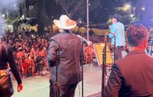 José Manuel Figueroa en la feria de Pabellón 