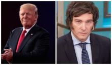 Donald Trump y Javier Milei 