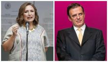 Xóchitl Gálvez y Marcelo Ebrard 