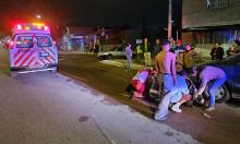 El conductor levantó la moto y se retiró del lugar dejando abandonado a su “amigo”