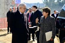 AMLO y Delfina Gómez 