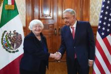 AMLO y Janet Yellen 