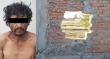 En el momento en que iba a sacar el botín, fue detectado por Policías Municipales de Jesús María