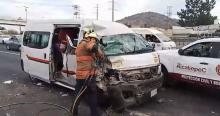 Combi accidentada 