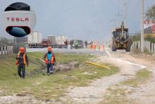 Inician obras para accesos a gigafábrica de Tesla en Nuevo León