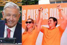 Asegura AMLO que no hay obstáculos para la participación de Mariana Rodríguez en elecciones
