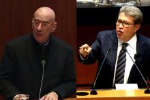 Monreal y Delgado se acusan por ruptura de acuerdo en nominación de ministra de la SCJN