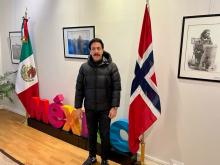 Omar Fayad arranca funciones como embajador de México en Noruega