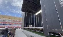 Así va el montaje para el concierto de Luis Miguel en Aguascalientes 