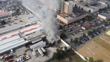 Incendio cerca del IMSS 