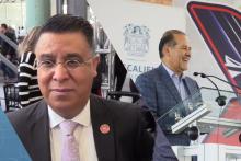 Magistrado presidente Juan Rojas y exgobernador Martín Orozco Sandoval