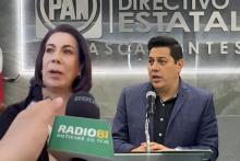 Lorena Martínez y Javier Luévano