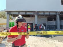 Se desploma elevador en plaza comercial de Monterrey; mueren 4 trabajadores