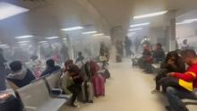 Evacúan y suspenden servicio de Aeropuerto Internacional de Monterrey por incendio