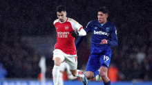 Arsenal 0-2 West Ham
