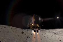 Módulo espacial japonés SLIM aterriza en la Luna 