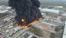 Explosión en fábrica 