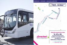 Amplían cobertura al oriente las rutas 16, 42 y 48