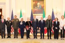 Funcionarios de México y EE. UU. 
