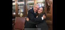 Sanjuana y AMLO