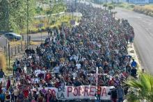 Caravana migrante 'Éxodo de la pobreza' llega a Oaxaca