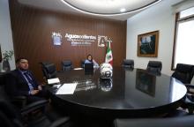 Tere Jiménez en reunión virtual 