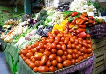 Jitomate en el mercado
