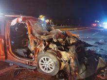 El trailero realizó una maniobra prohibida de vuelta en "U" en la 45 norte a la altura del Salitrillo