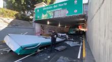 Autobús accidentado 