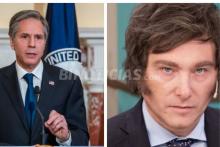 Antony Blinken y Javier Milei 