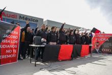 AUDI MEXICO SIGUE EN HUELGA