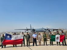 México envía ayuda humanitaria a Chile para afectados por incendios forestales