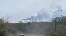 Falla en caldera de refinería 