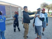 Se atendieron a sanjuaneros con ampollas, deshidratación y heridas leves