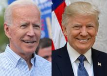 Joe Biden y Donald Trump 