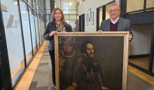 Descendiente de Hernán Cortés dona a México retrato del conquistador español